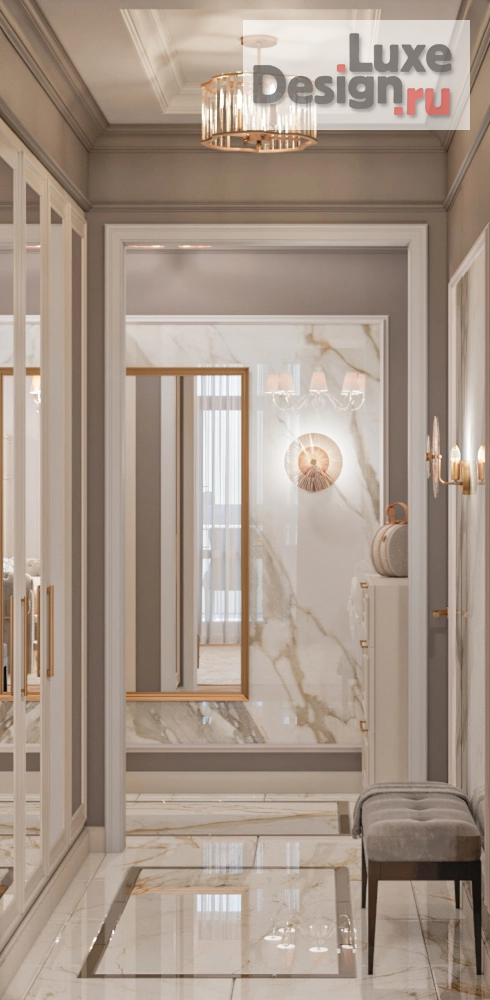 Дизайн интерьера двухкомнатной квартиры "Квартира в г. Казань на берегу Волги" (фото 4)