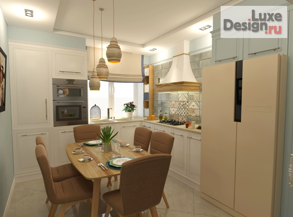 Дизайн интерьера коттеджа "Дизайн студия "Новые Традиции"  Дом г. Нижнекамск" (фото 4)