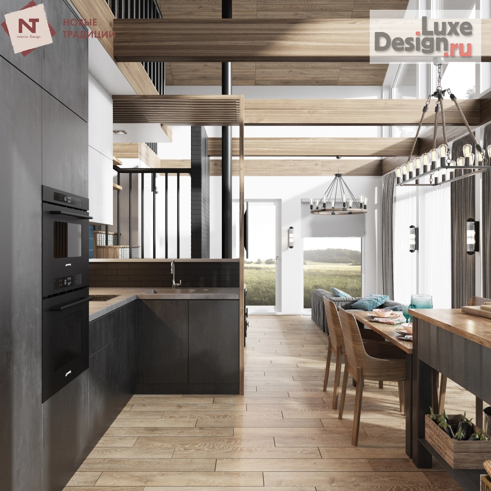 Дизайн интерьера загородного дома "Частный дом " (фото 3)