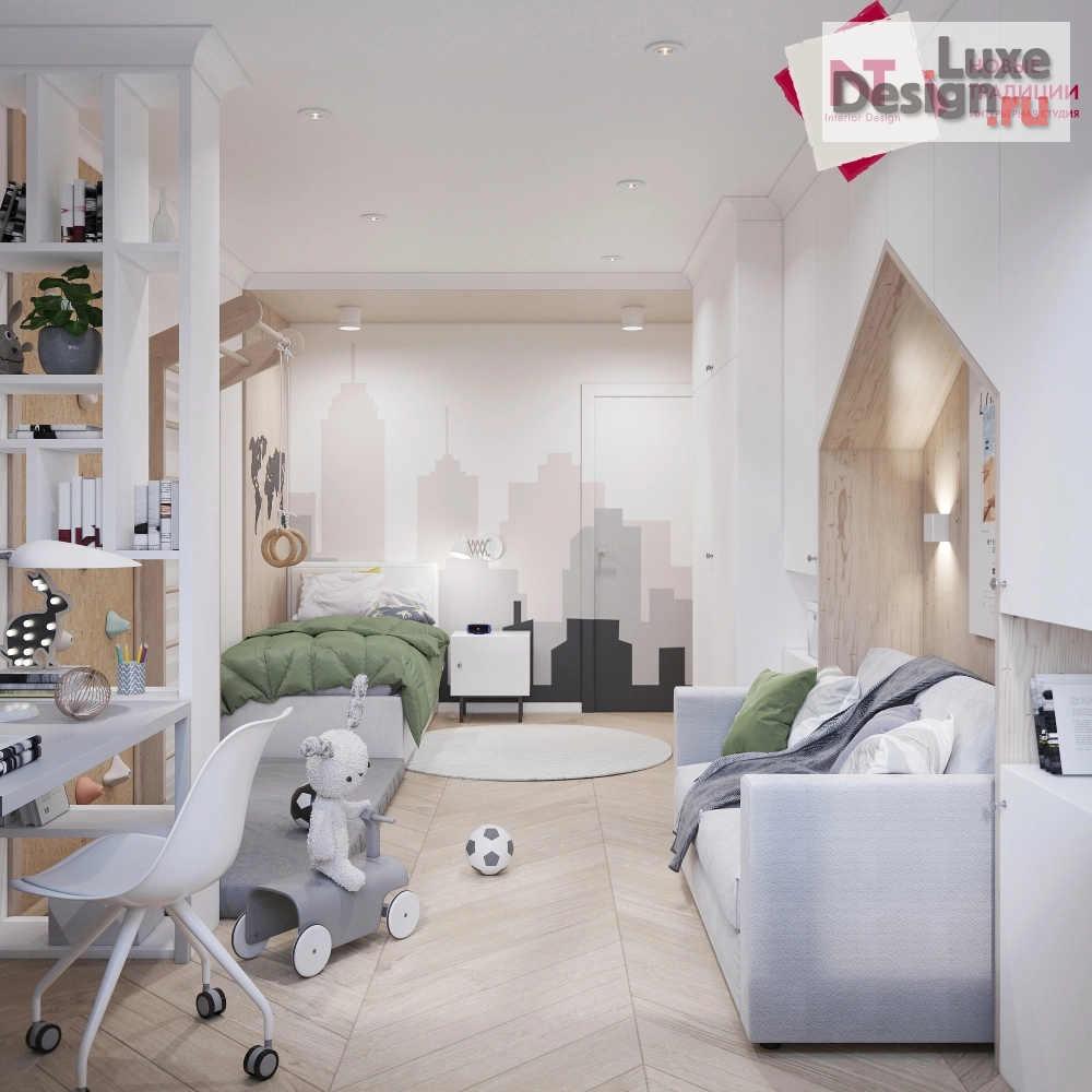 Дизайн интерьера четырехкомнатной квартиры "Квартира в жилом комплексе "Берег"" (фото 4)