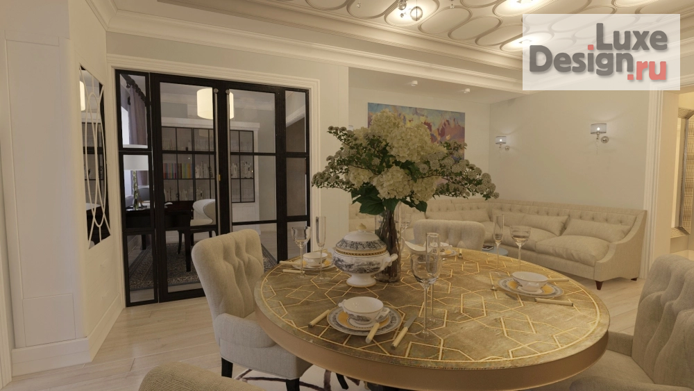 Дизайн интерьера однокомнатной квартиры "Дизайн студия "Новые Традиции" Однокомнатная квартира ставшая трехкомнатной " (фото 2)