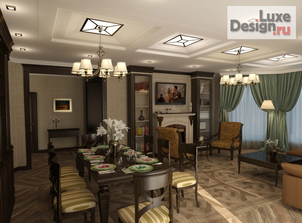 Дизайн интерьера загородного дома "Дизайн студия "Новые Традиции"  Сюрприз для мамы от заботливых сыновей г. Елабуга" (фото 2)