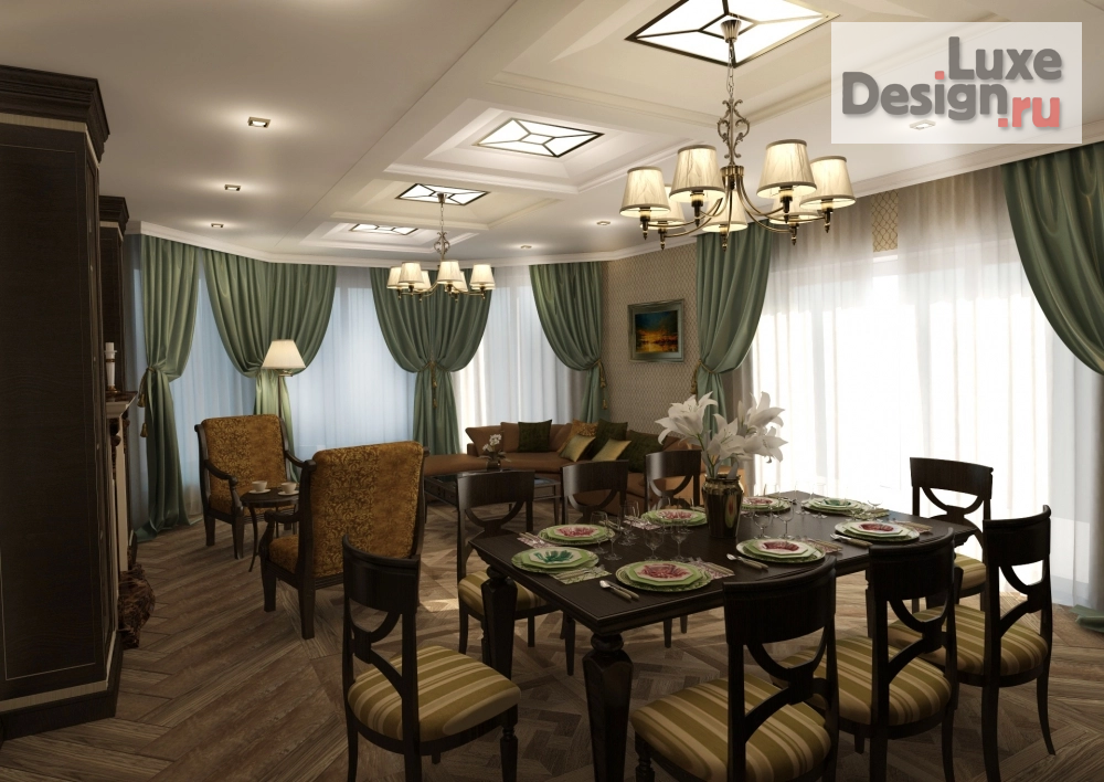 Дизайн интерьера загородного дома "Дизайн студия "Новые Традиции"  Сюрприз для мамы от заботливых сыновей г. Елабуга" (фото 3)