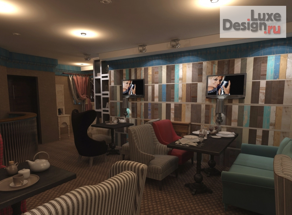 Дизайн интерьера кафе "Кофейня Coffee Studio г. Нижнекамск. Проект был выполнен для сторонней студии." (фото 3)