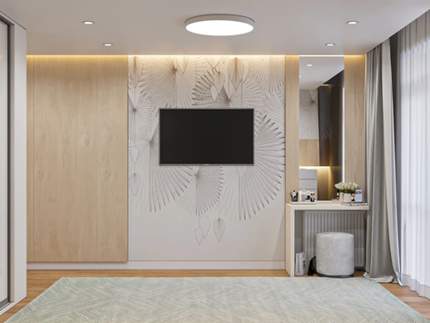 Дизайн интерьера спальни в Набережных Челнах "Спальня в современном стиле"